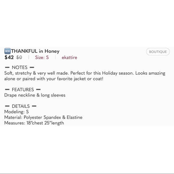 ekAttire | Thankful in Honey - Picture 8 of 9